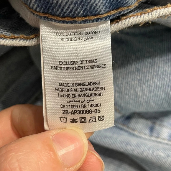 ARDENE A.C.W. STRAIGHT-LEG DENIM size 11= 30 Light wash - Picture 11 of 14